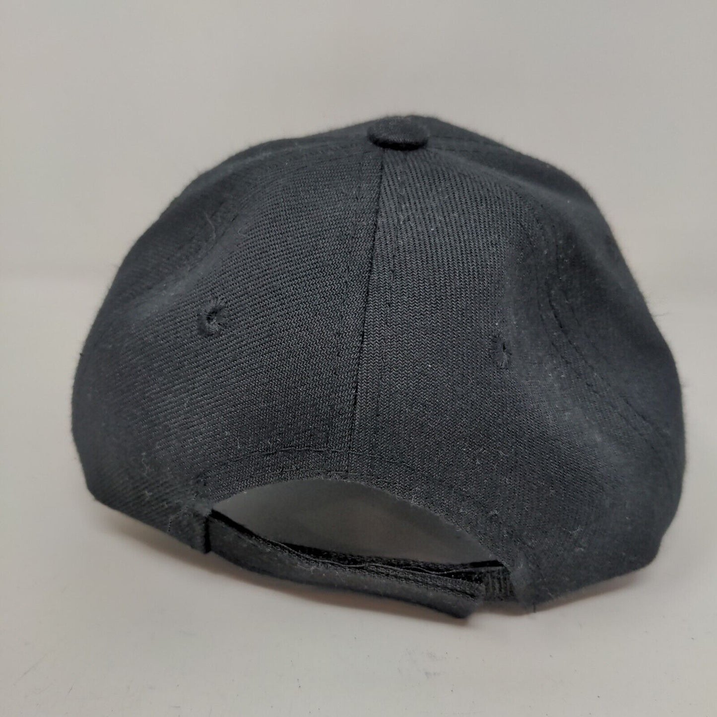 Unbranded Baby Strapback Hat Black Size Infant Blank 100% Polyester