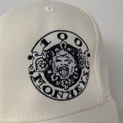 Autographed 100 Monkeys 2011 Liquid Zoo World Tour Flexfit Fitted Cap Size S / M