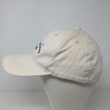 BlueLinx Men's Slideback Hat Tan Adjustable Embroidered Logo Tech