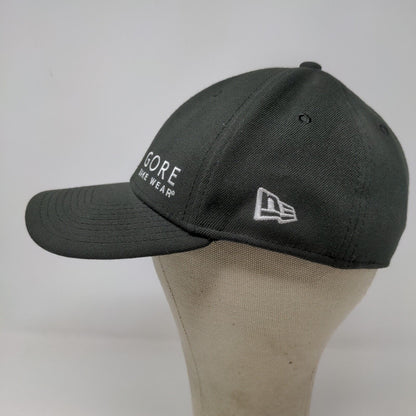New Era Men's 39Thirty Gore Bike Wear Hat S-M Black Embroidered Logo