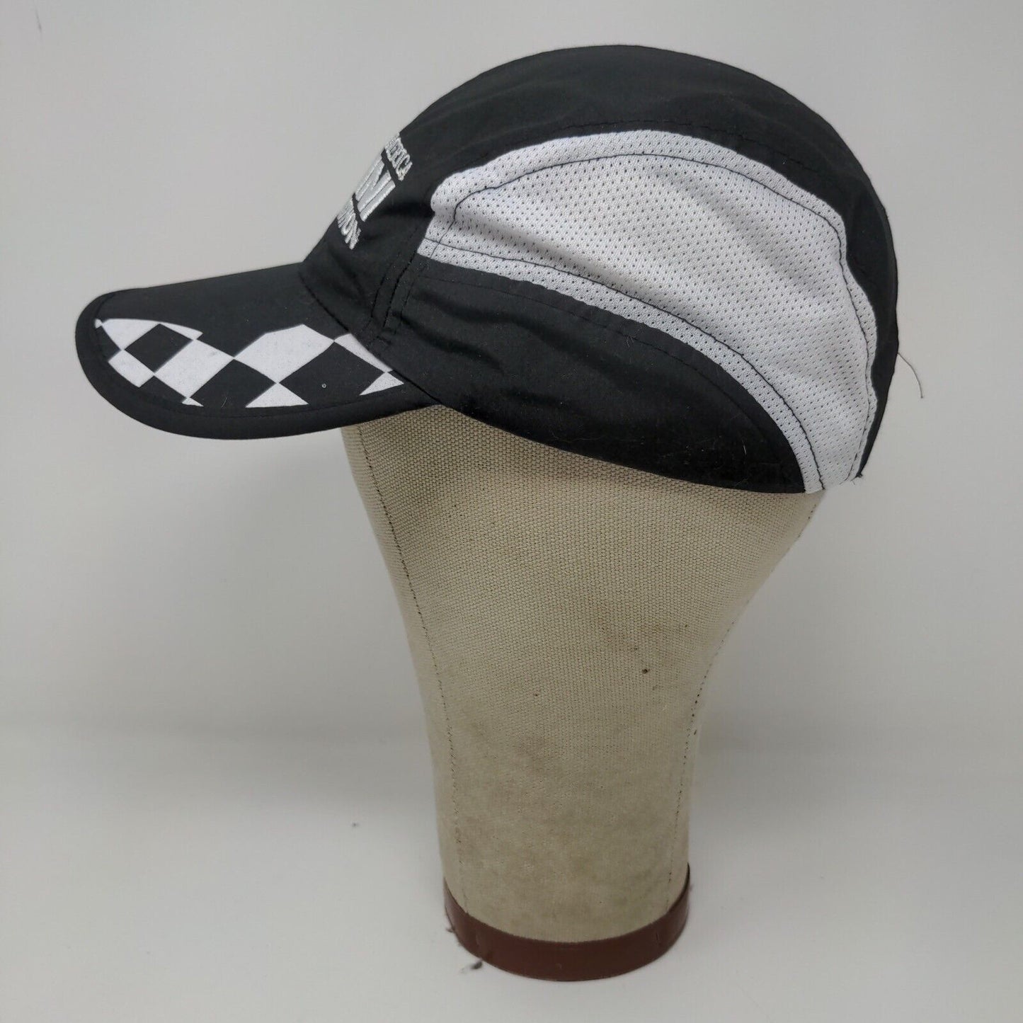 Indy 500 Festival One America Mini Marathon Embroidered Strapback Hat Checkered