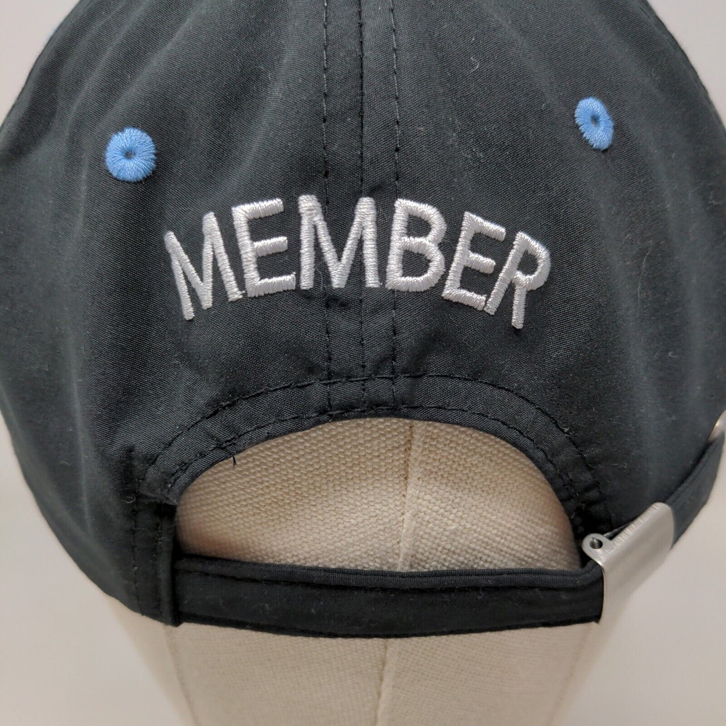 Disney Vacation Club Men's Slideback Hat Black Adjustable Embroidered Logo