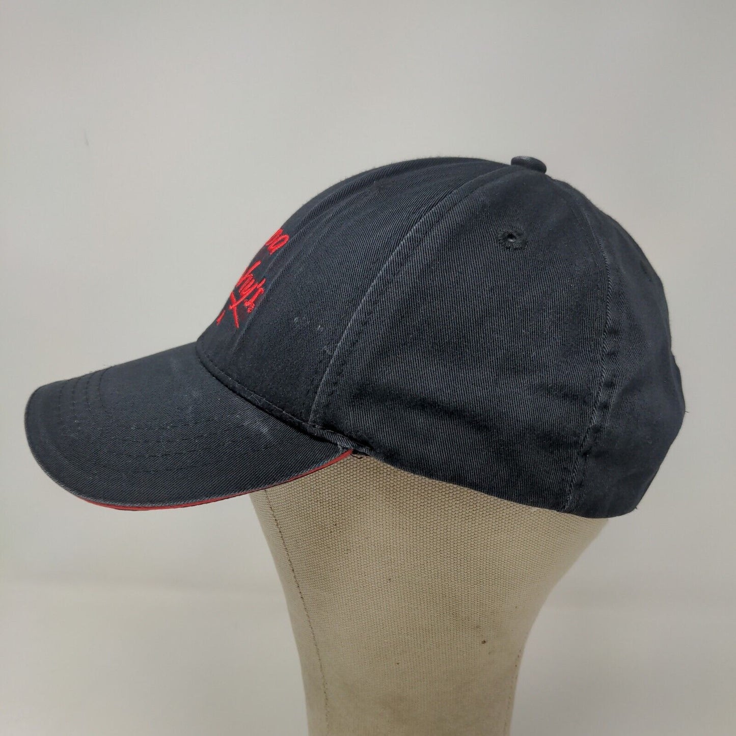 Papa Murphy's Men's Strapback Hat Cap Black Embroidered Logo Employee Uniform