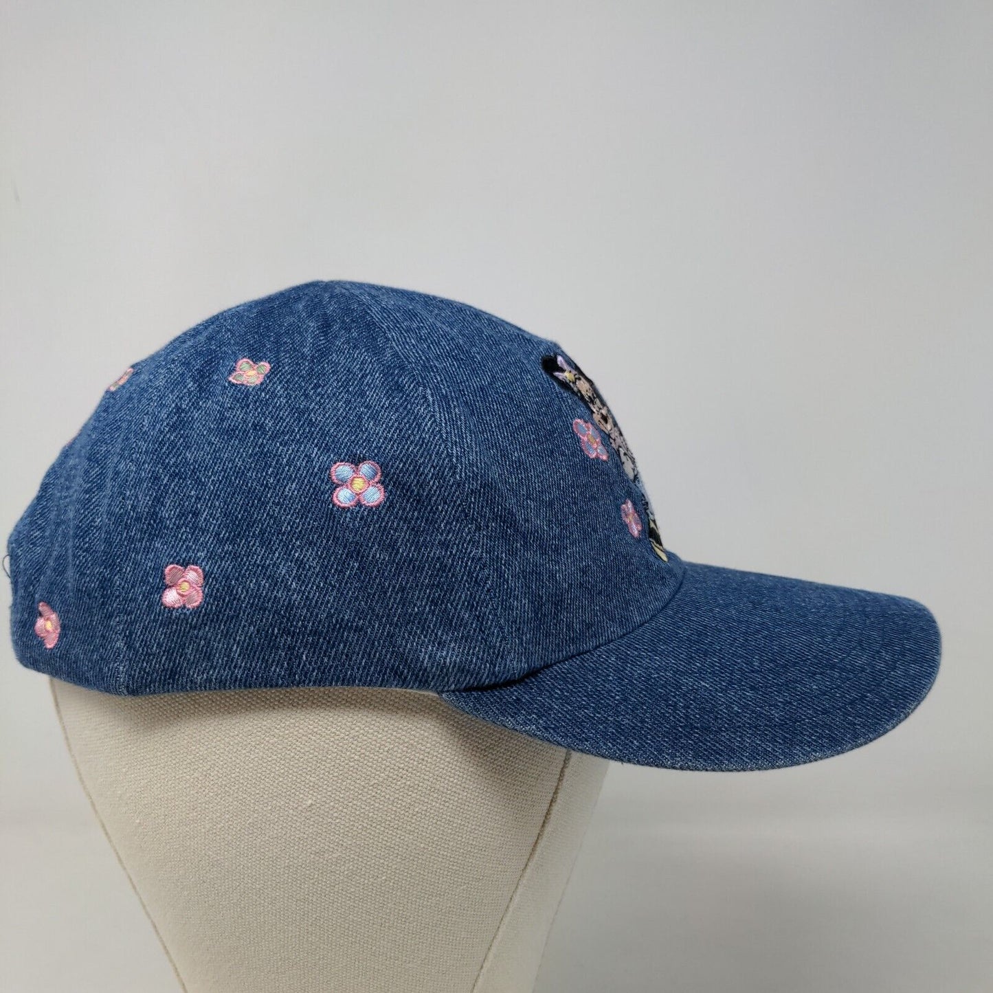 Walt Disney World Kids Girl's Stretchy Hat Blue Size Youth Minnie Mouse Logo