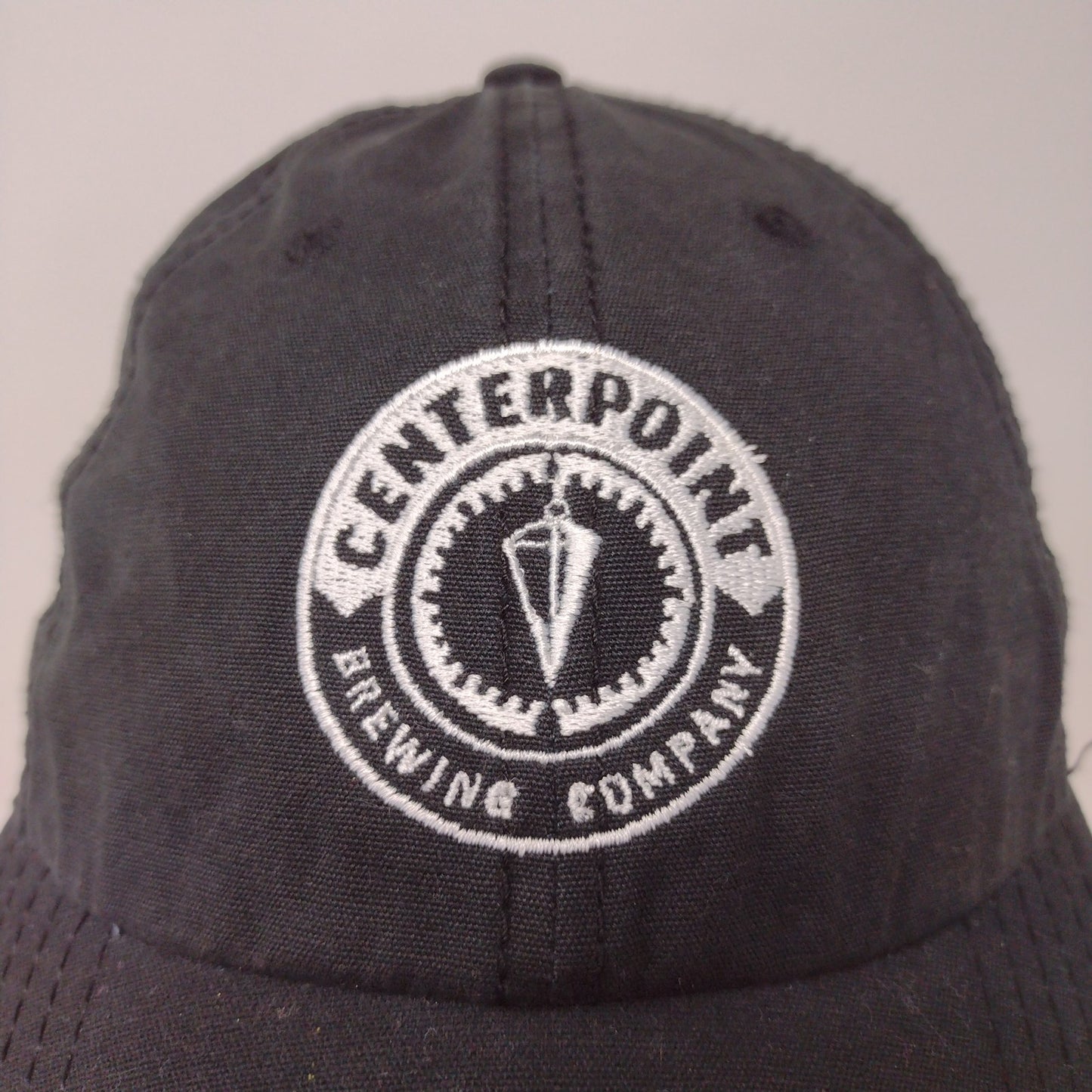 Otto Centerpoint Brewing Company Slideback Hat Black OSFM Embroidered Logo