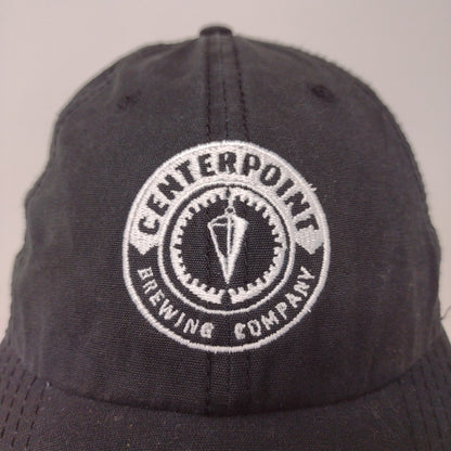 Otto Centerpoint Brewing Company Slideback Hat Black OSFM Embroidered Logo