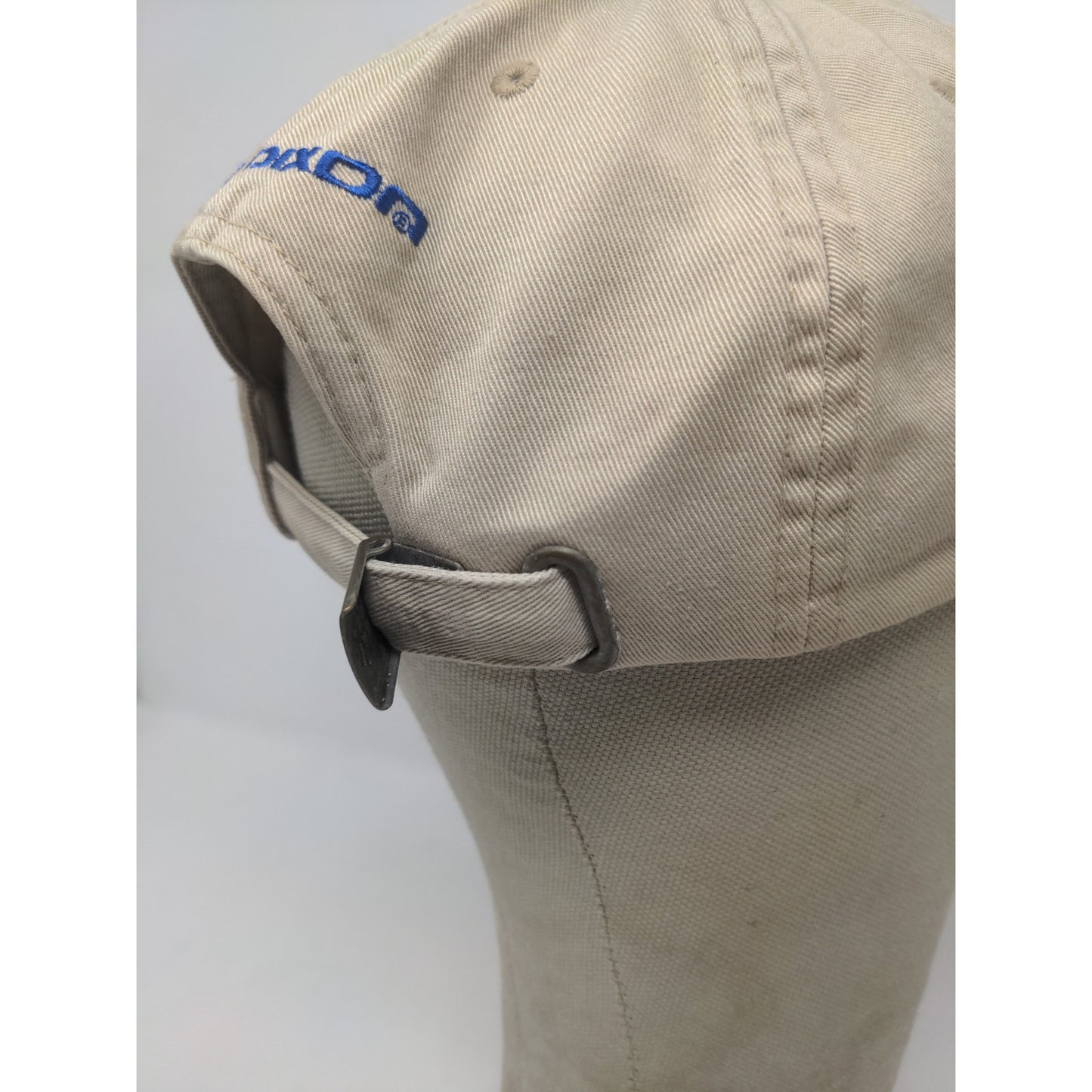Dixon ZTR Slideback Hat Adjustable Khaki Blue Spell Out Embroidered Patch