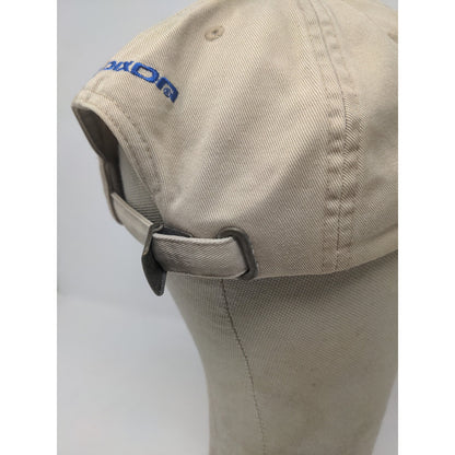 Dixon ZTR Slideback Hat Adjustable Khaki Blue Spell Out Embroidered Patch