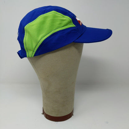 Indy 500 Festival One America Mini Marathon Blue Strapback Hat Embroidered Logo