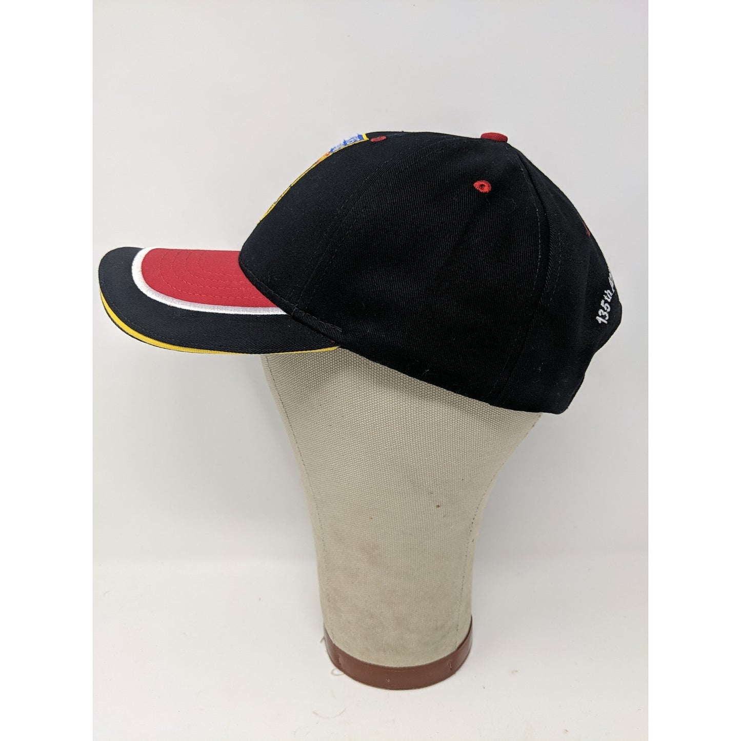 Mens NRA Milwaukee 06 135th Annual Meeting Strapback Hat Black & Red Embroidered