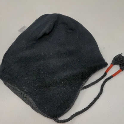 Unbranded Men's Knit Beanie Hat Gray OSFM Wool Blend Lined Llama Pattern