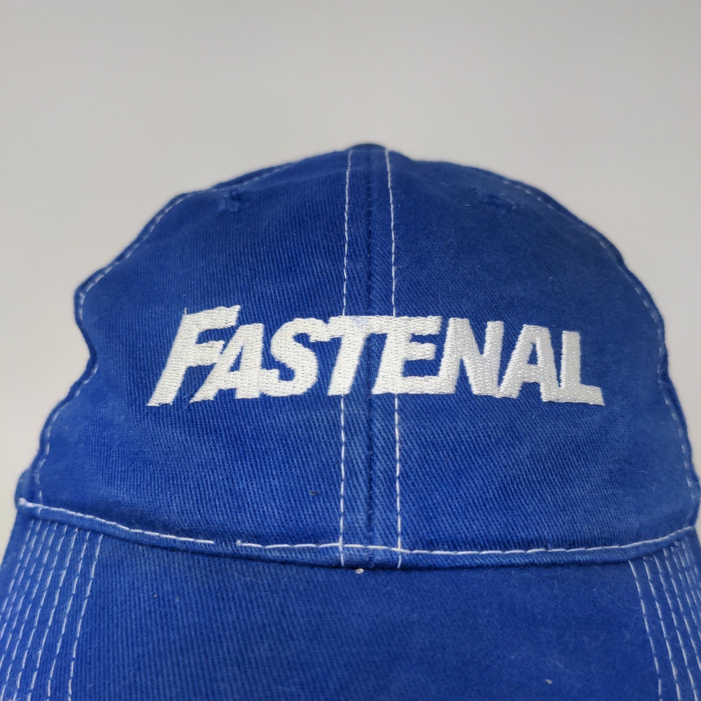 Fastenal NASCAR #60 Carl Edwards Hat Strapback Embroidered Logo Blue