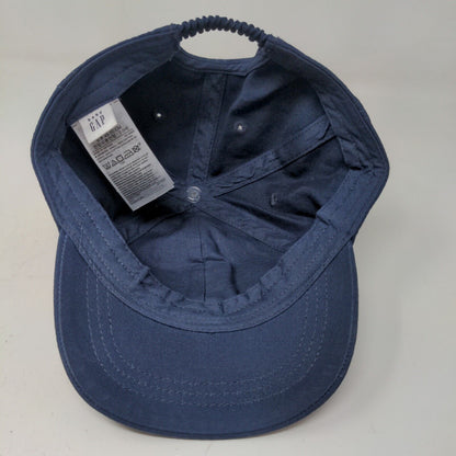 Baby GAP Boy's Stretchy Hat Blue Size S/M 100% Cotton Patch Logo