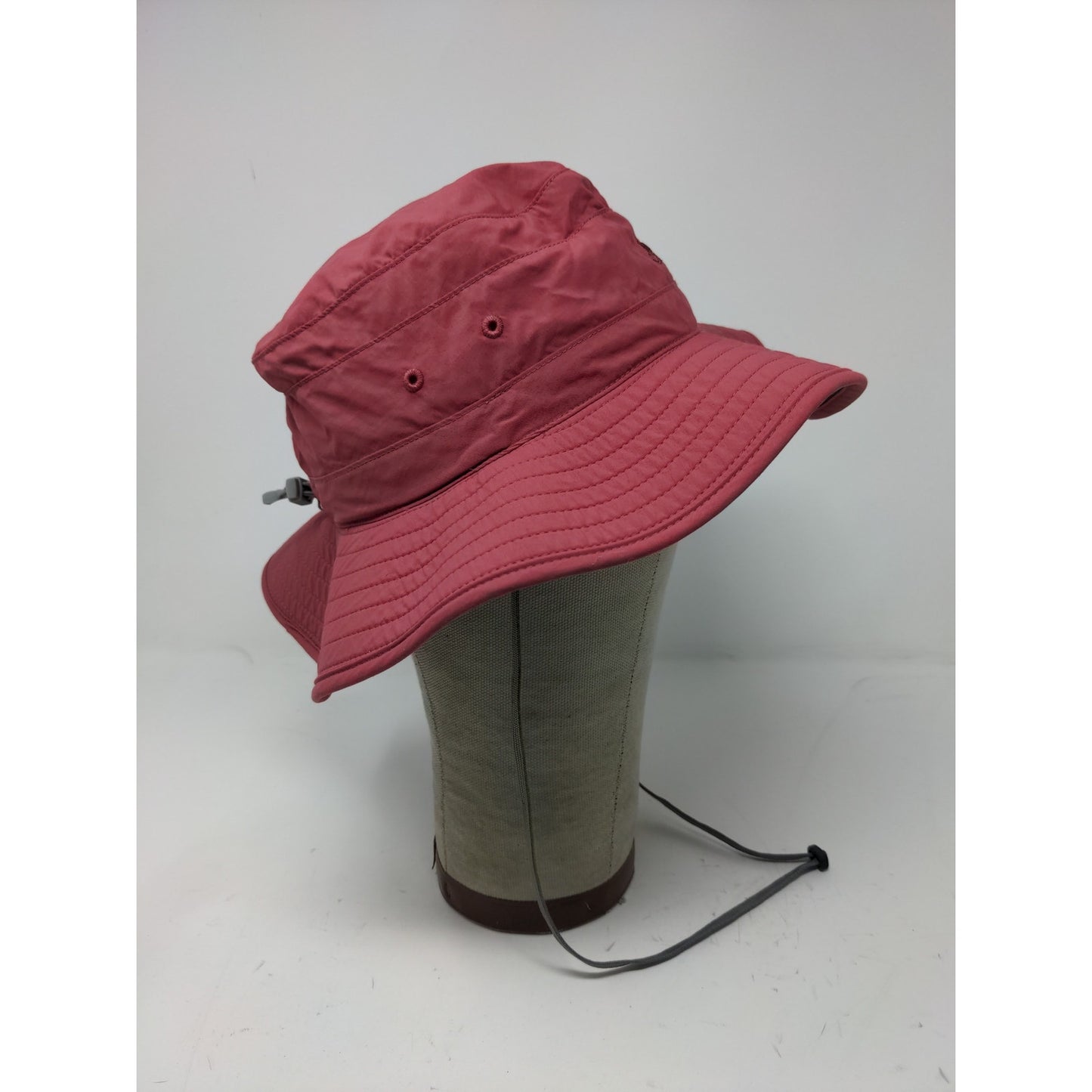 Boonie Sun Wide Brim Hat Size S Red 100% Nylon Embroidered Logo