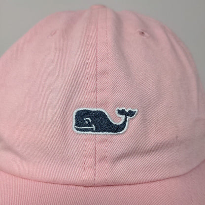 Vineyard Vines Shep & Ian Women's Slideback Hat Pink Embroidered Logo Whale