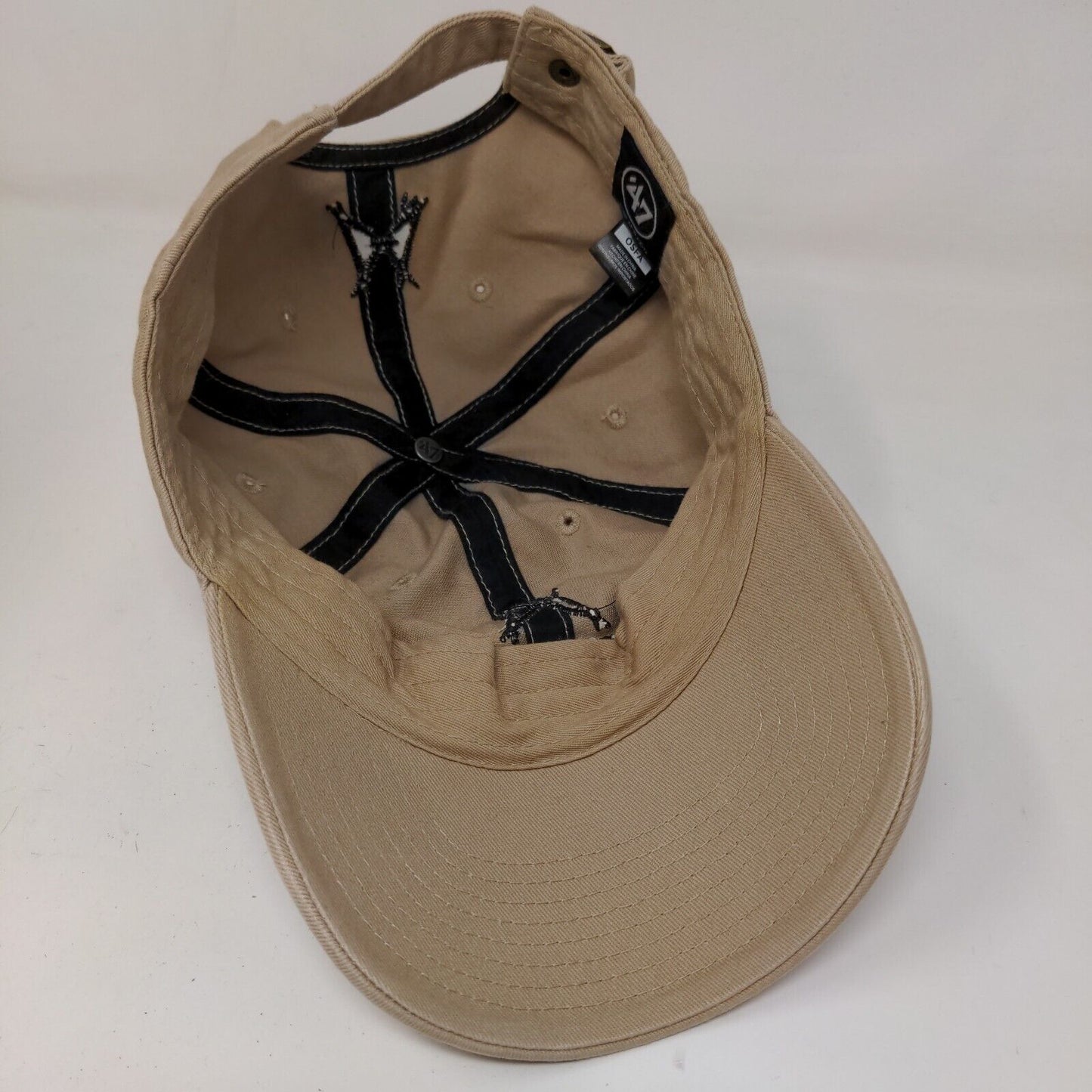 '47 Brand Men's Slideback Hat Tan Size OSFA Embroidered Logo Make or Break