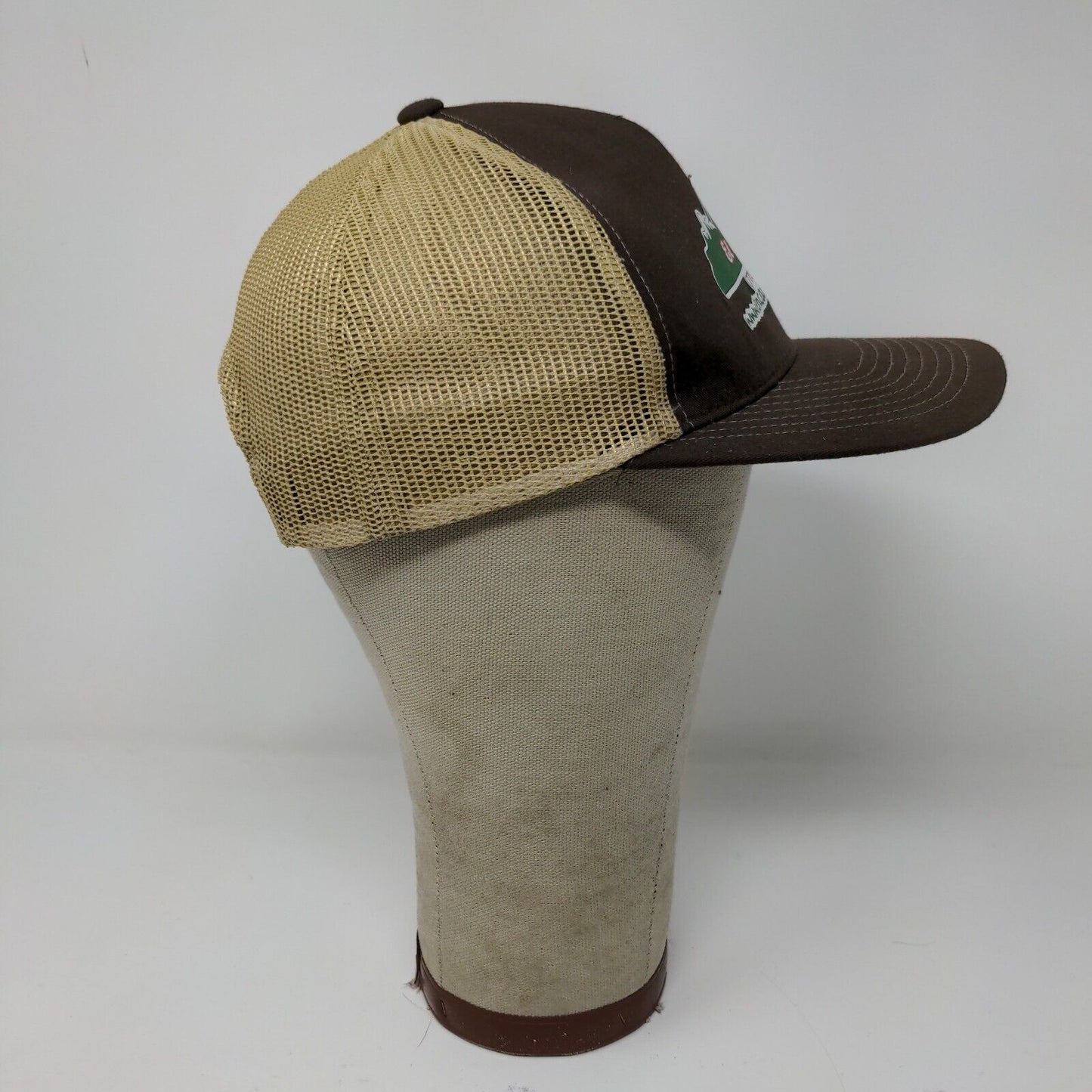 El Encanto Mens Mexican Food Distribution Meshback Snapback Hat Brown Adjustable