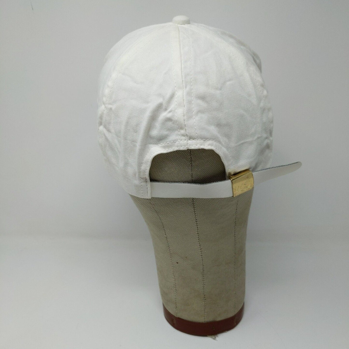 Vintage GM UAW Health & Safety Truck White Slideback Adjustable Hat Cap Men