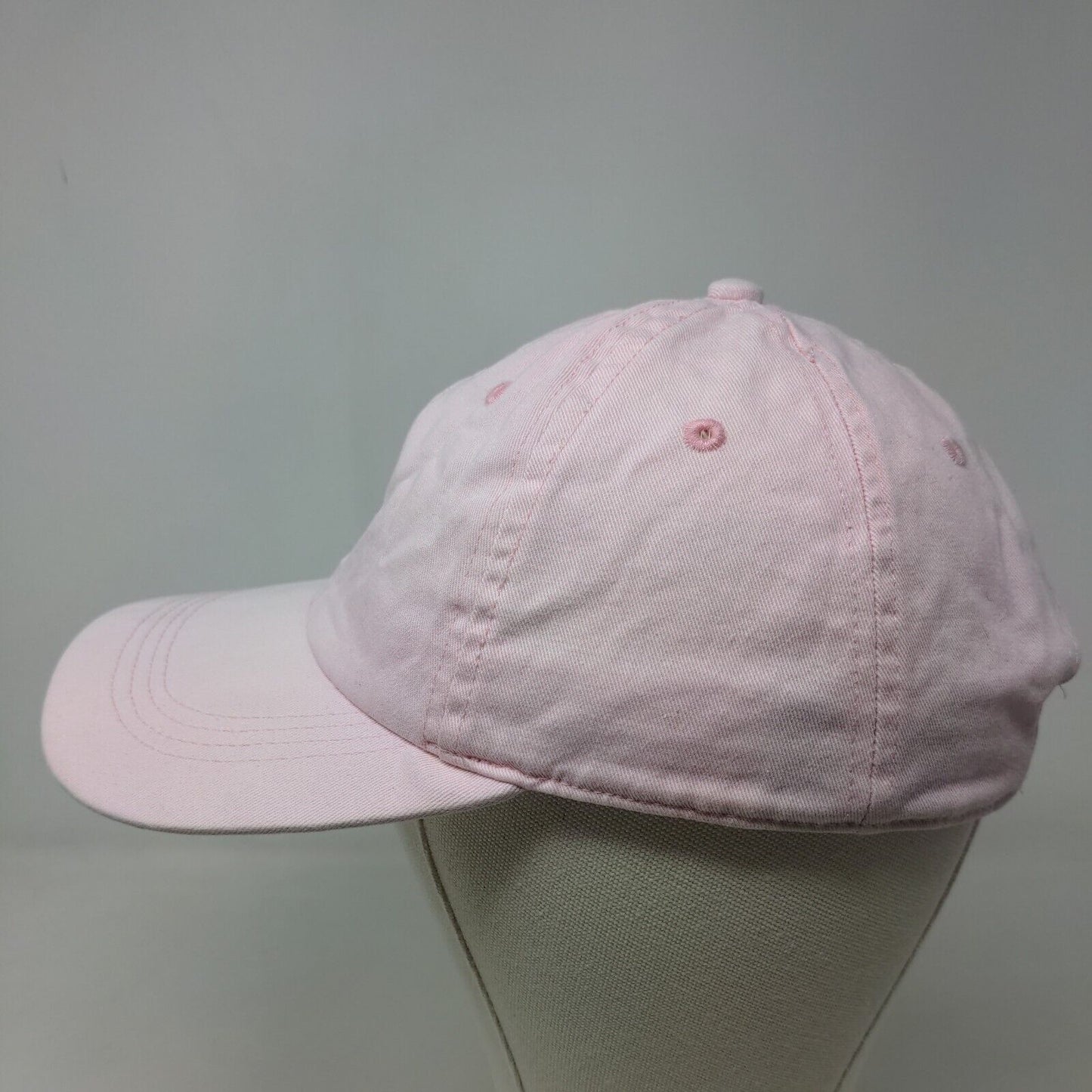 City Hunter USA Women's Slideback Hat Pink Adjustable Embroidered Pug Logo