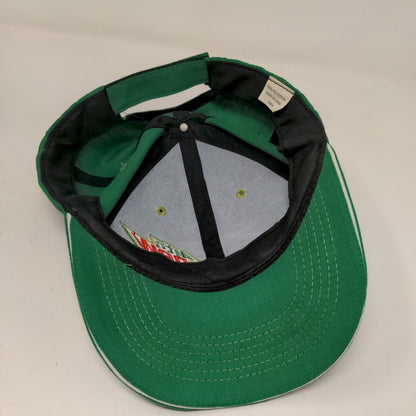 Mtn Dew Strapback Hat Green OSFA Embroidered Logo Soda Soft Drink