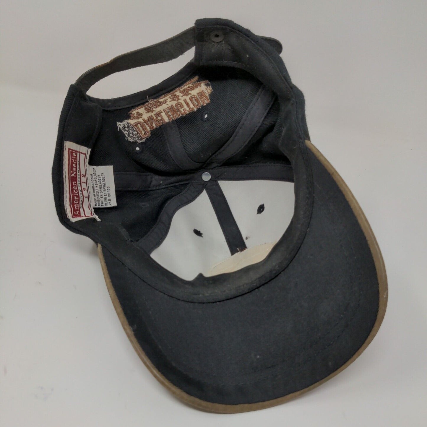 Nascar Hat/Cap Too Tough To Tame Darlington Motor Speedway Leather Embroidered