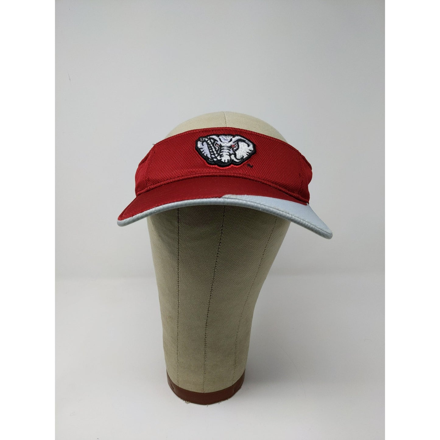 Alabama Crimson Tide Elephant Logo Roll Tide Strapback Hat Embroidered Red White