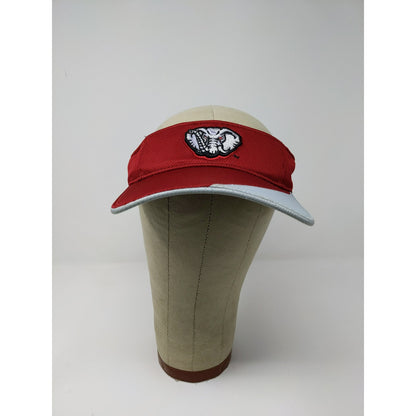 Alabama Crimson Tide Elephant Logo Roll Tide Strapback Hat Embroidered Red White