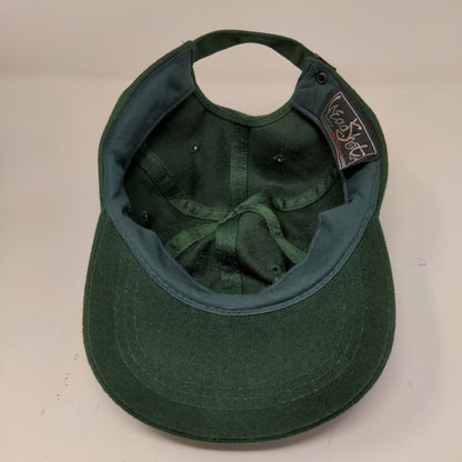 Longaberger Men's Slideback Hat Cap Green Embroidered Logo Spell Out