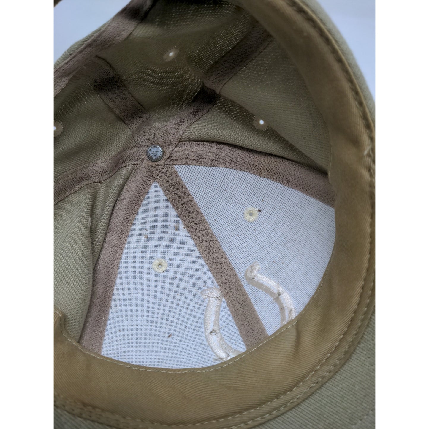 NFL Indianapolis Colts Strapback Hat OSFA Brown Embroidered Horseshoe Logo