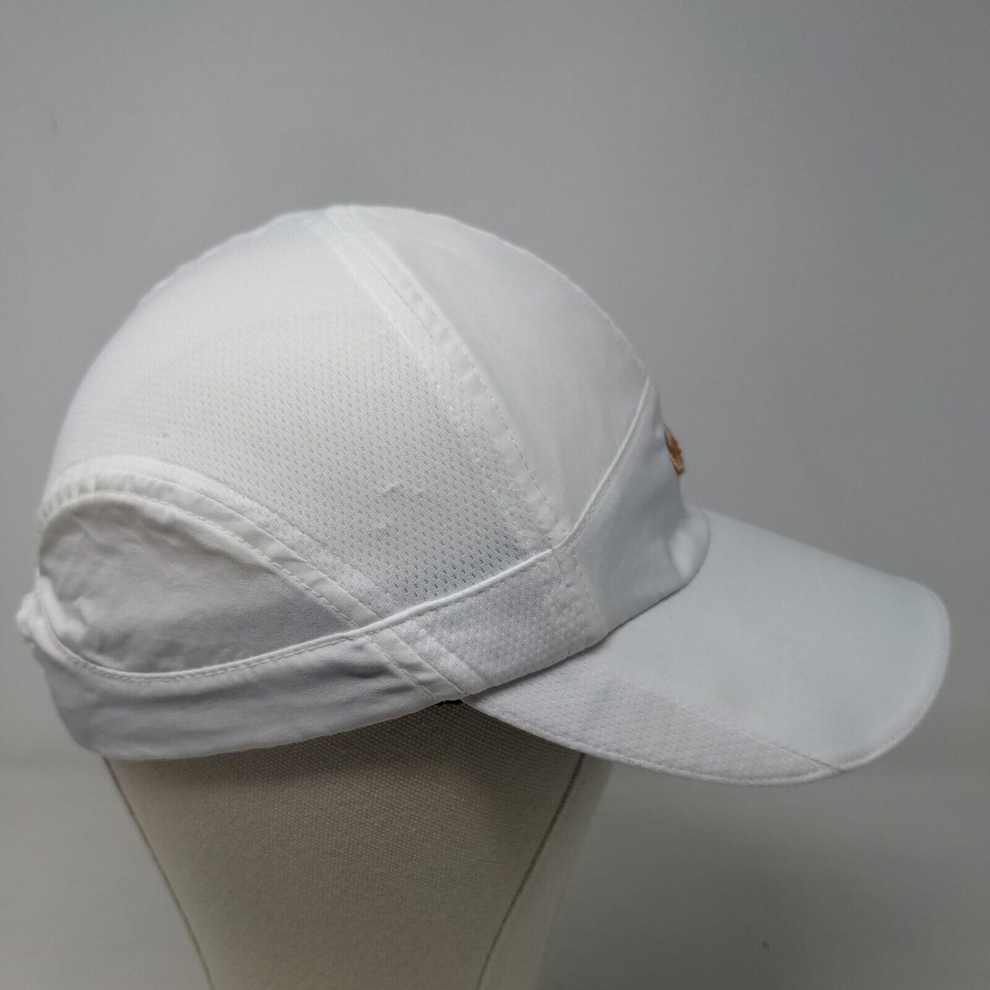 Nike Featherlight Dri Fit Men's Strapback Hat White Embroidered Swoosh Logo