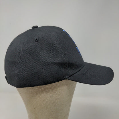 J&W Women's Strapback Hat Black Adjustable Dog Mom Embroidered Logo W/Tags