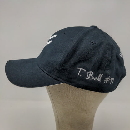 William Rast Men's Strapback Hat Black Adjustable T. Bell #99 Embroidered Logo