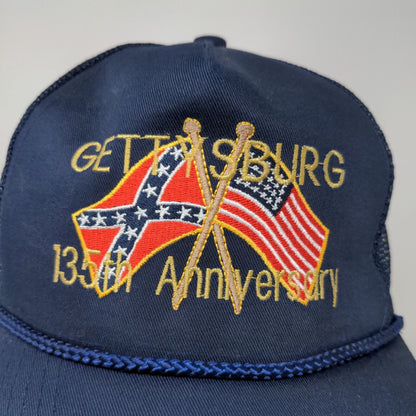 Sportsman Men's Snapback Mesh Back Hat Gettsysburg 135th Anniversary Embroidered