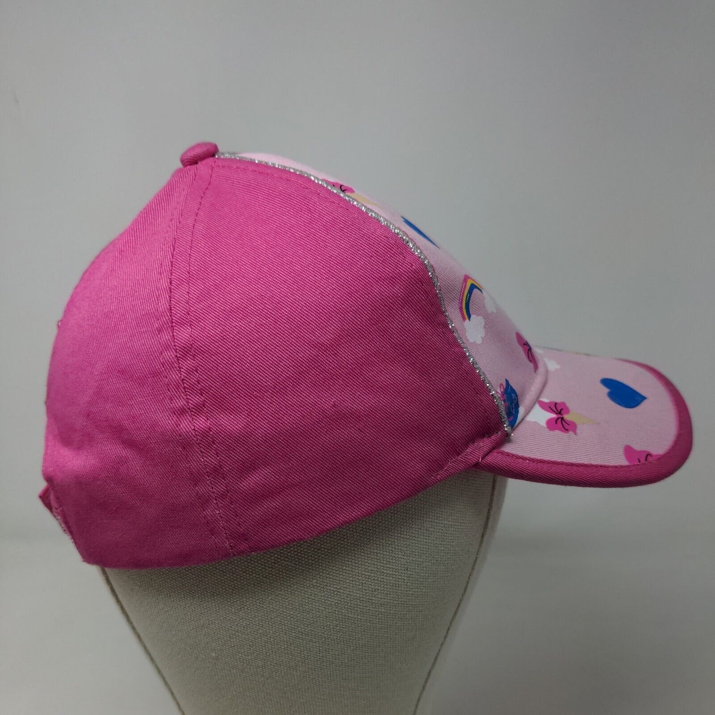 Nickelodeon Girl's Jojo Siwa Strapback Hat Pink One Size Graphic