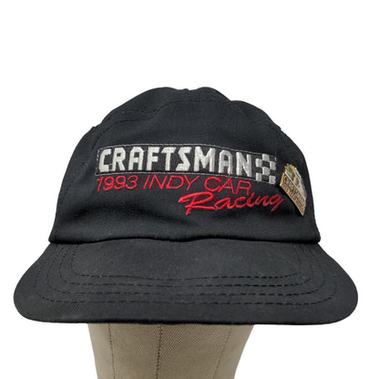 Craftsman Men's 1993 Indy Car Racing Hat Black OSFA Embroidered Logo Vintage