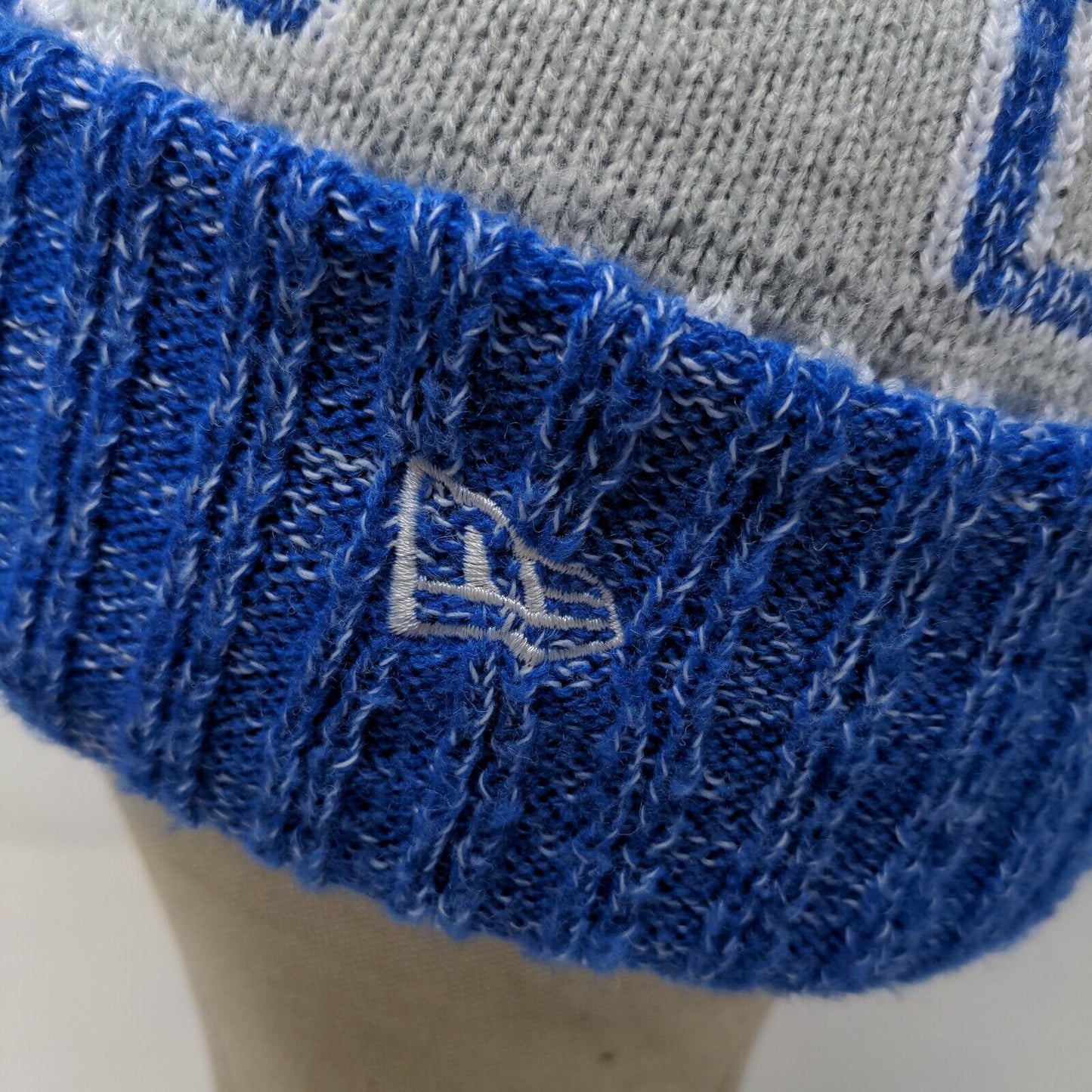 New Era Men's NFL Knit Beanie Hat Cap Indianapolis Colts Embroidered Logo Blue