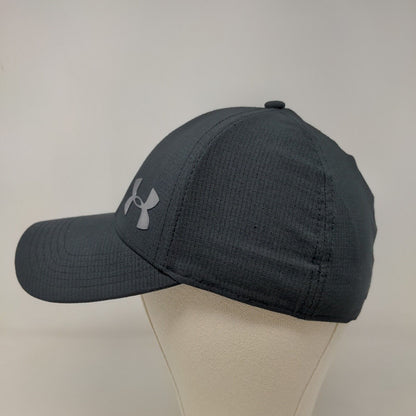 Under Armour Men's Fitted Hat Black Size M/L 3D Graphic Logo 100% Polyester