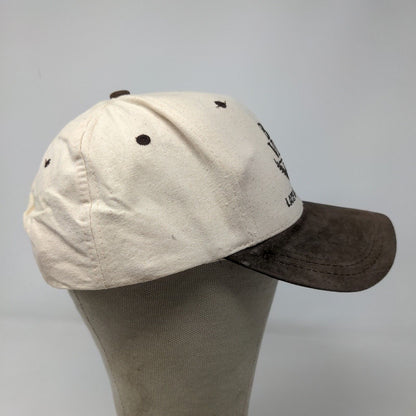Nissin Men's Bay View Golf Snapback Hat Tan Brown OSFM Distressed