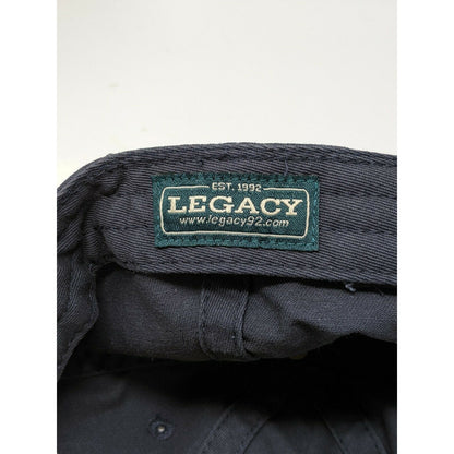 Legacy 92 Michigan Hat Embroidered Spell Out Slideback Cap Black