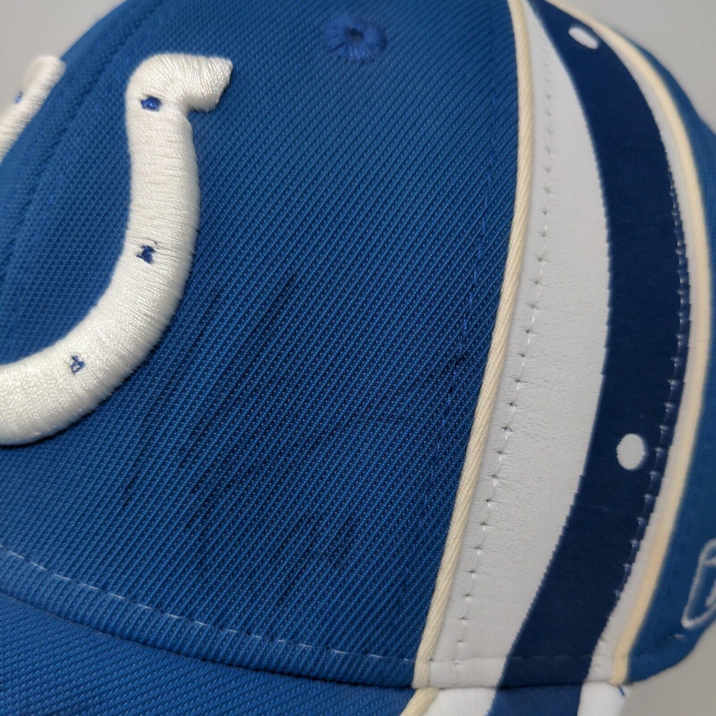 Reebok Men's NFL Indianapolis Colts Hat Blue OSFA Autographed Signed Multiple