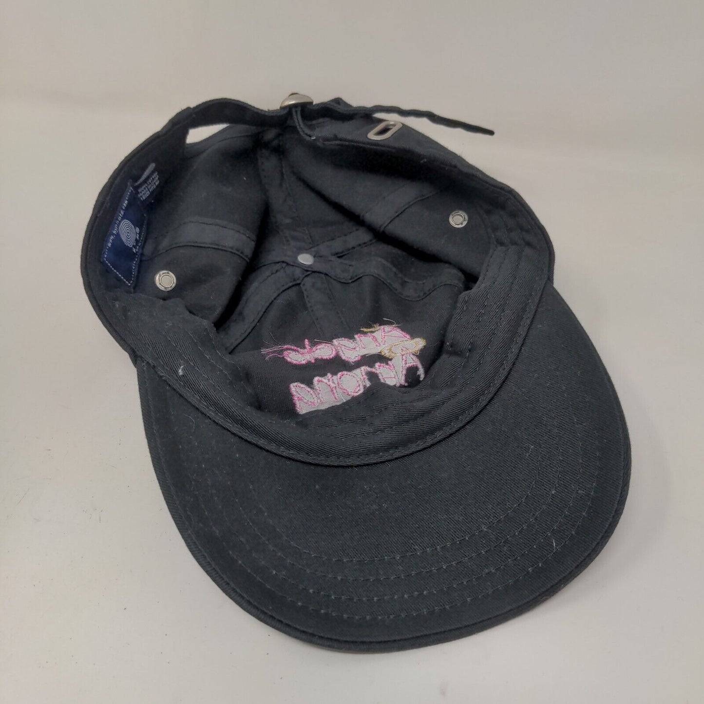 Hyp Hats Men's Slideback Cap Black Size OSFA Embroidered Angels Among Us Logo