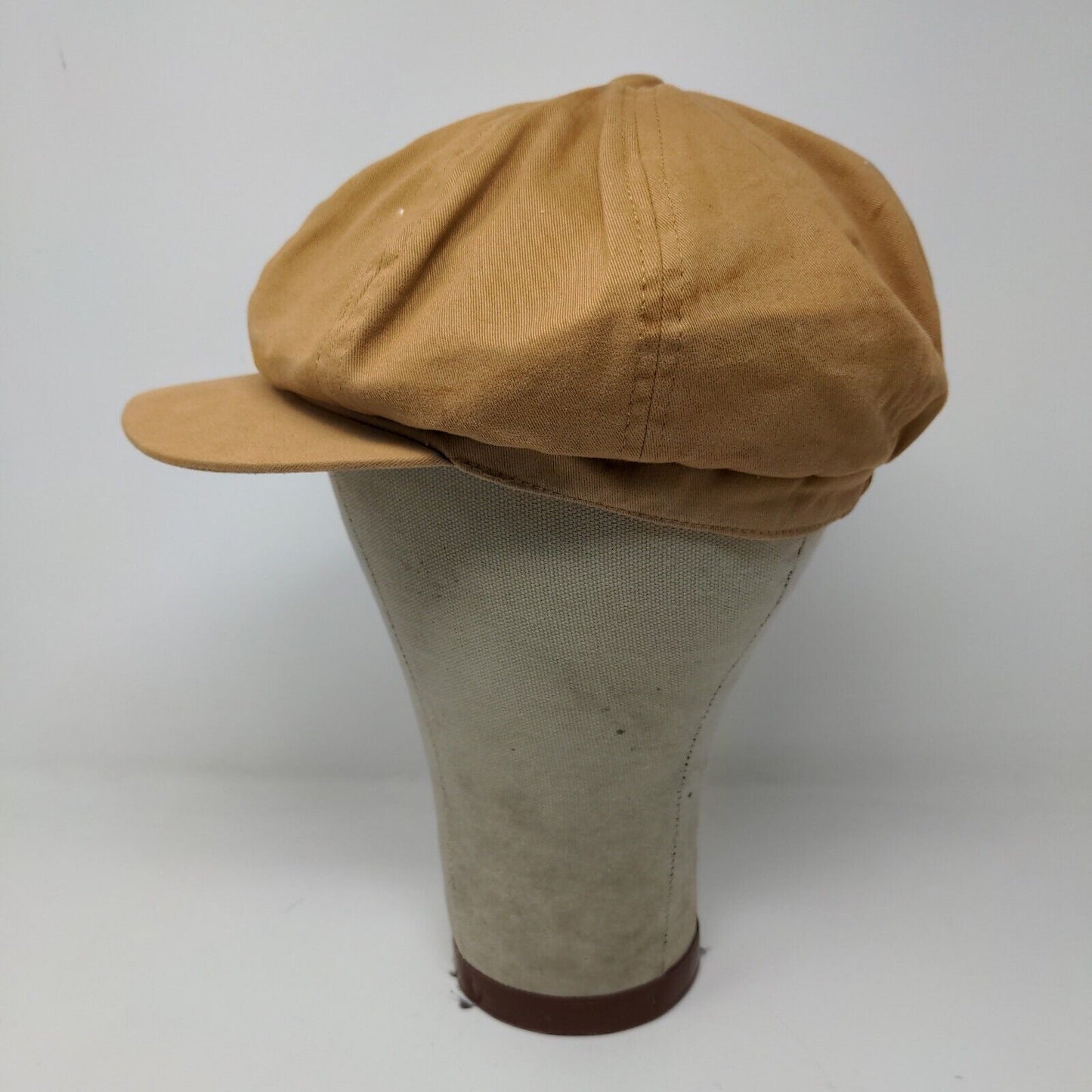 Something Special Womens Newsboy Pressboy Cabbie Hat Brown Size L