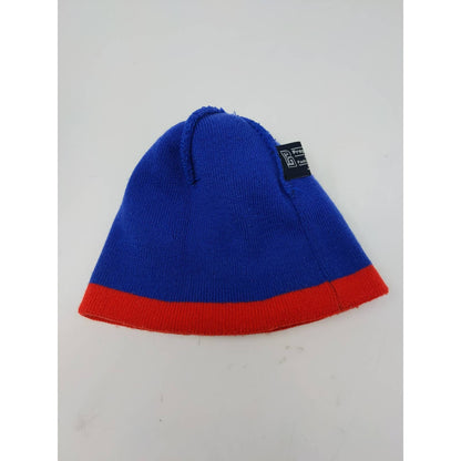 PrepGear Beanie Hat 100% Acrylic Red White Blue Embroidered WB Logo