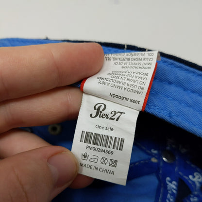 Cancun 74 Riviera Maya Slideback Hat Blue Embroidered Logo One Size Blue