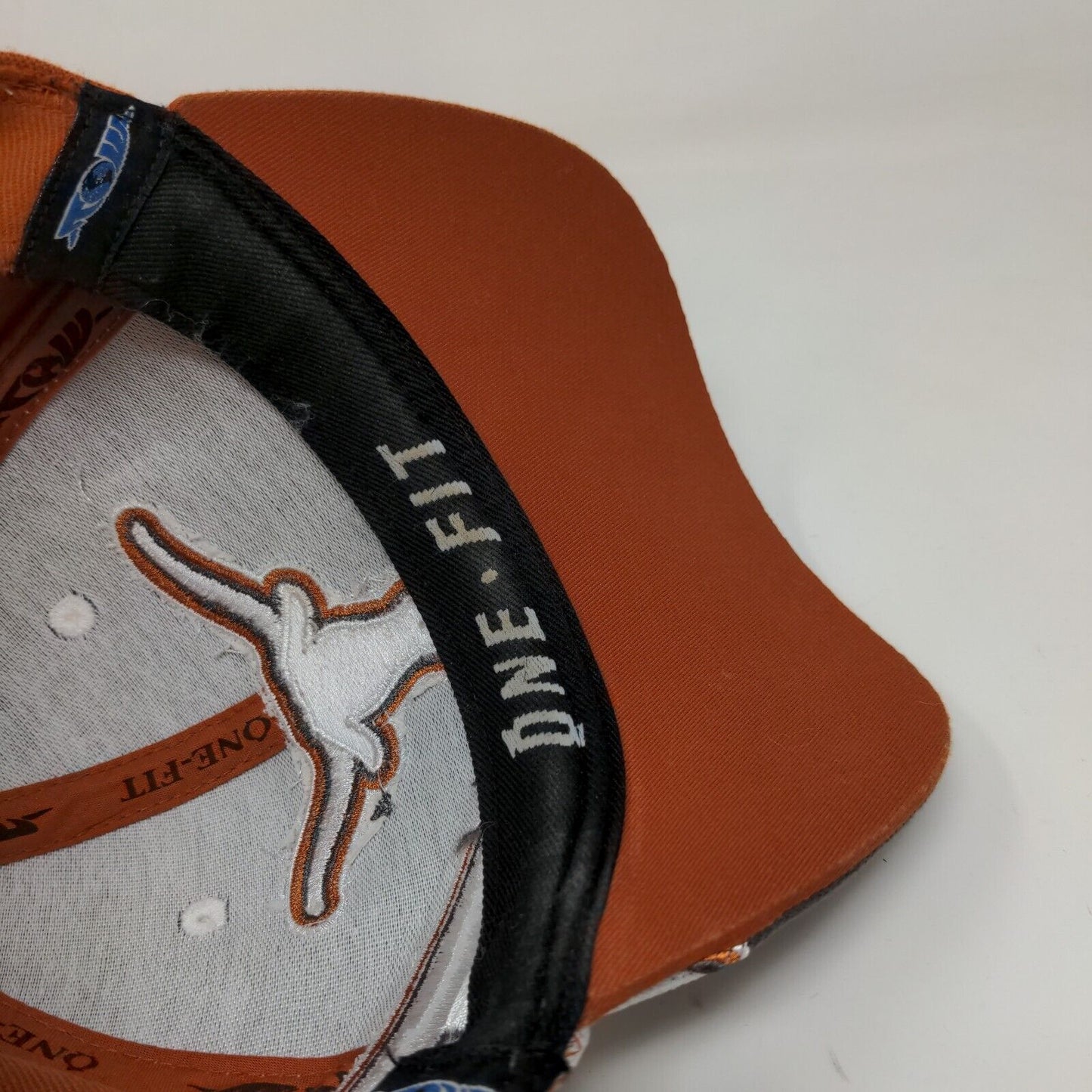 Top of the World Mens Fitted Hat Multicolor Texas Longhorns Embroidered Big Logo