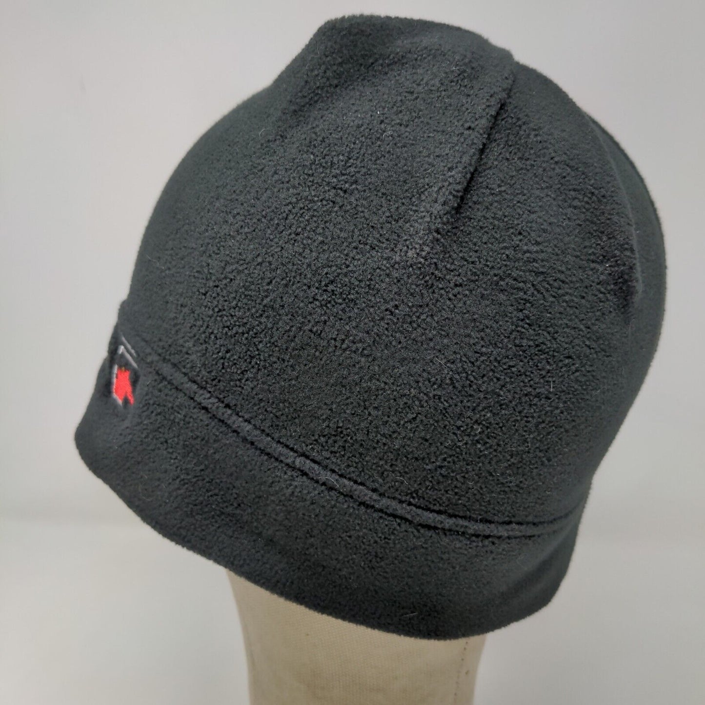 Manheim Louisville Men's Knit Beanie Hat Black Fleece Embroidered Logo