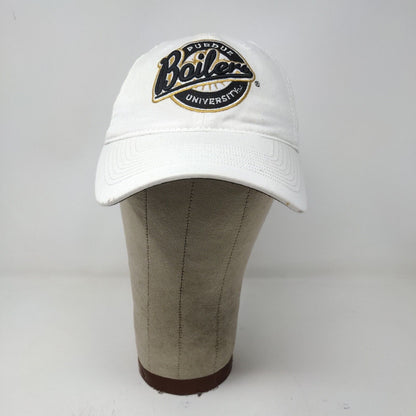 Drew Pearson Purdue Boilermakers Slideback Hat White OSFA Embroidered Logo