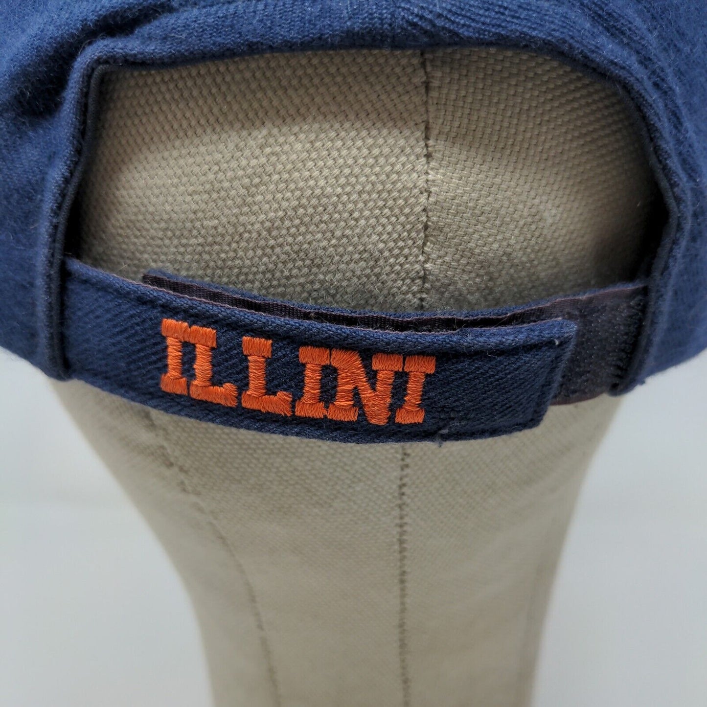 Nike Team Men's Fighting Illini Illinois Strapback Hat Blue OSFA 100% Wool