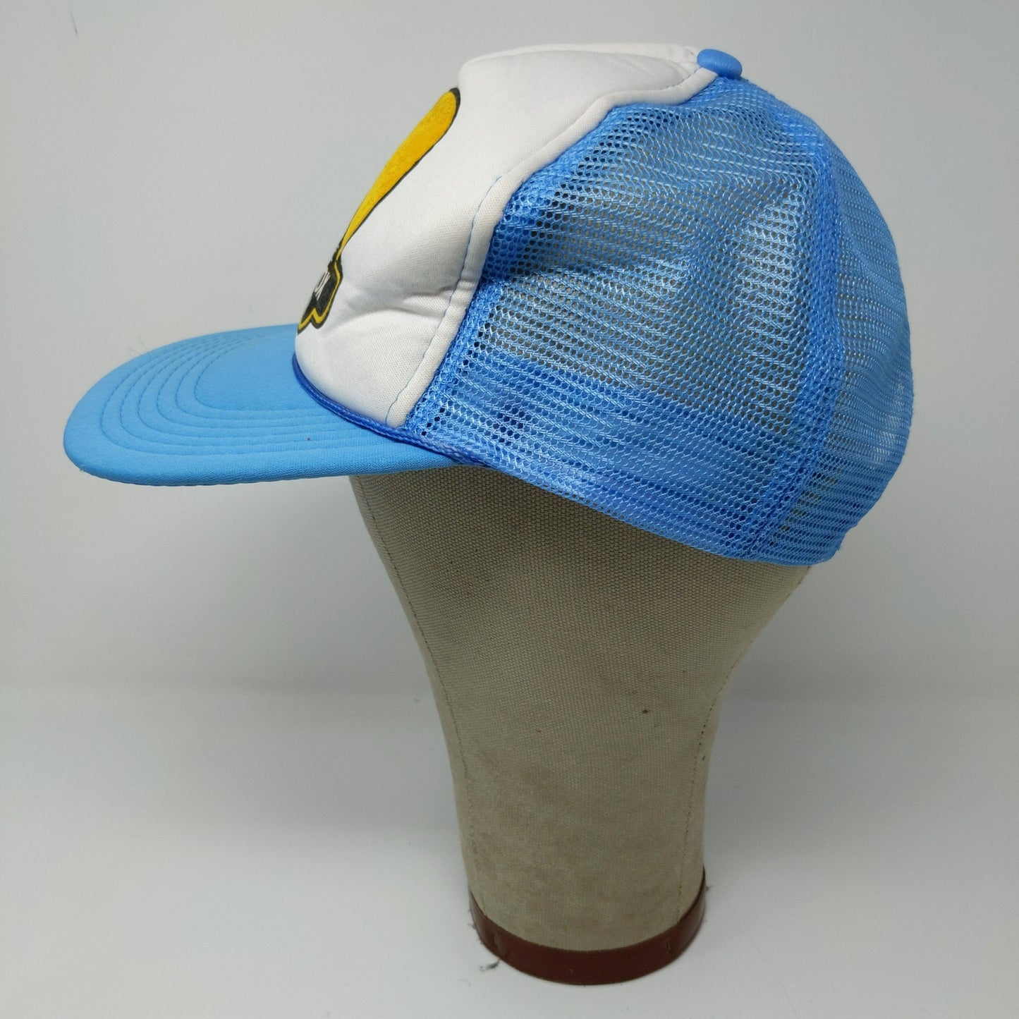 Dog on the Tuckerbox Gundagai Australia Snapback Meshback Hat Blue White