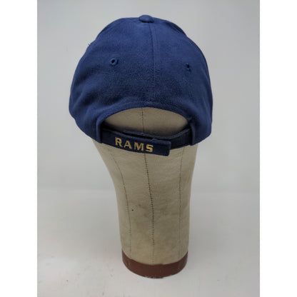 Reebok NFL Long Angeles Rams Strapback Hat OSFA Blue Embroidered Logo SEE DESC